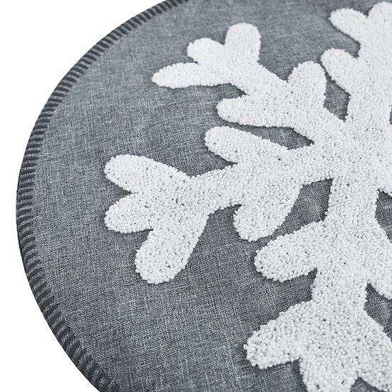 St. Nicholas Square® Cozy Snowflake Placemat 2 St. Nicholas Square® Cozy Snowflake Placemat - Image 2