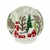 St. Nicholas Square® Shimmer LED Spinning Water Forest Snow Globe Table Decor