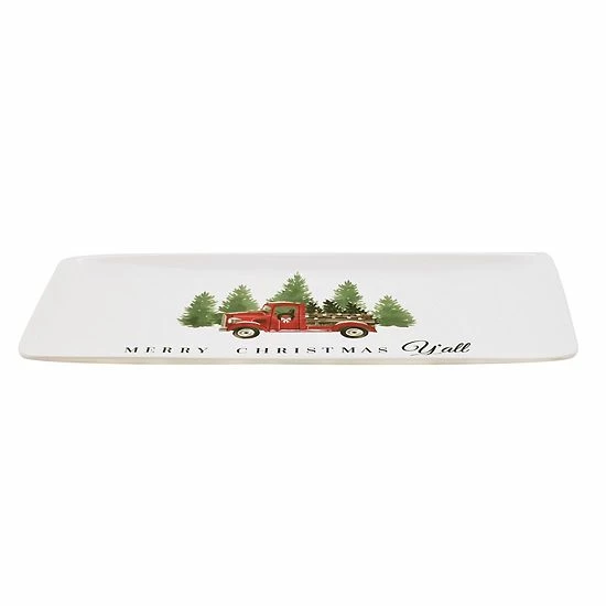 St. Nicholas Square® Humble Estate Ceramic Serving Tray 2 St. Nicholas Square® Humble Estate Ceramic Serving Tray - Image 2