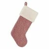 St. Nicholas Square® Humble Estate Striped Stocking With Faux Fur Cuff