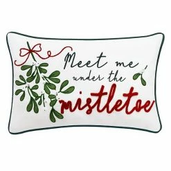 St. Nicholas Square® Meet Me Under The Mistletoe Throw Pillow