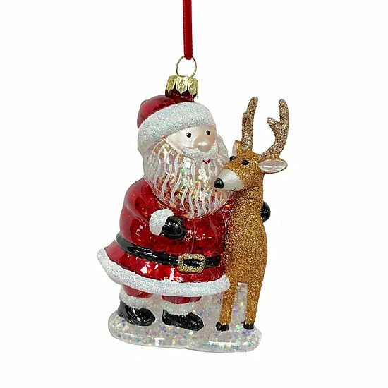 St. Nicholas Square® Santa Reindeer Christmas Ornament 1 St. Nicholas Square® Santa Reindeer Christmas Ornament