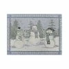 St. Nicholas Square® Cozy Snowman Tapestry Placemat